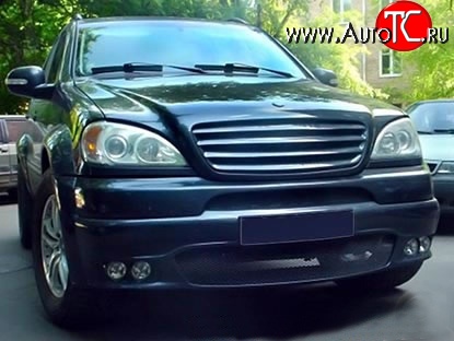 7 349 р. Решётка радиатора Carlsson Mercedes-Benz ML class W163 дорестайлинг (1997-2001) (Неокрашенная)  с доставкой в г. Майкоп