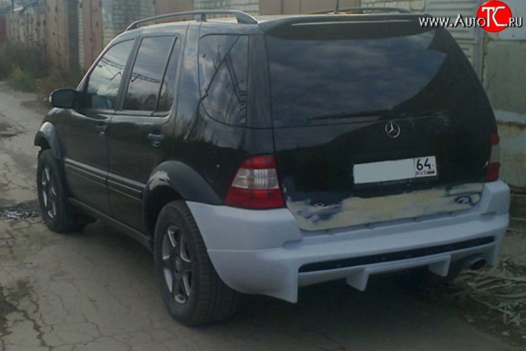 13 649 р. Задний бампер M-VRS Mercedes-Benz ML class W163 дорестайлинг (1997-2001) (Неокрашенный)  с доставкой в г. Майкоп