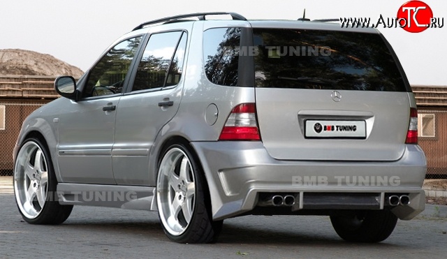 7 599 р. Задний бампер Neodesign Mercedes-Benz ML class W163 дорестайлинг (1997-2001)  с доставкой в г. Майкоп