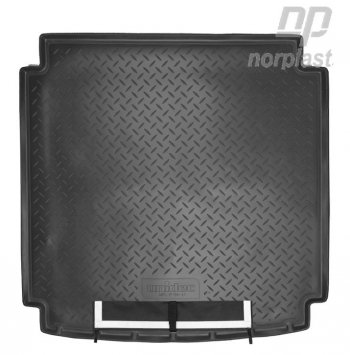 Коврик багажника Norplast Unidec Mercedes-Benz ML class  W164 (2005-2011) дорестайлинг, рестайлинг (Черный, с погрузочным ковриком (фартуком))