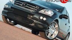 11 699 р. Передние вставки для модульной оптики Sport Mercedes-Benz ML class W164 дорестайлинг (2005-2008)  с доставкой в г. Майкоп. Увеличить фотографию 2