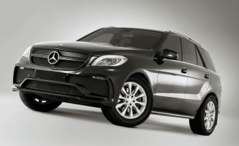 33 799 р. Передний бампер Yurol  Mercedes-Benz ML class  W166 (2011-2015) (Неокрашенный)  с доставкой в г. Майкоп. Увеличить фотографию 3