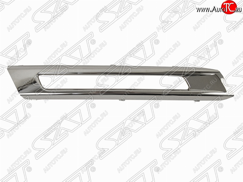 4 599 р. Левая рамка ДХО SAT (хром) Mercedes-Benz ML class W166 (2011-2015)  с доставкой в г. Майкоп