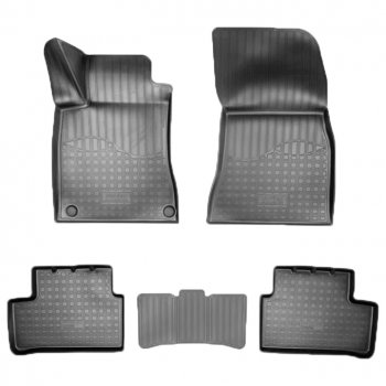 Коврики салонные Noplast (3D) Mercedes-Benz A class  W177 - CLA class  C118 (Черные)