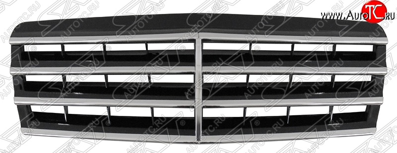 14 349 р. Решётка радиатора (SPORT BLACK) SAT Mercedes-Benz C-Class W202 дорестайлинг седан (1993-1997) (Неокрашенная)  с доставкой в г. Майкоп