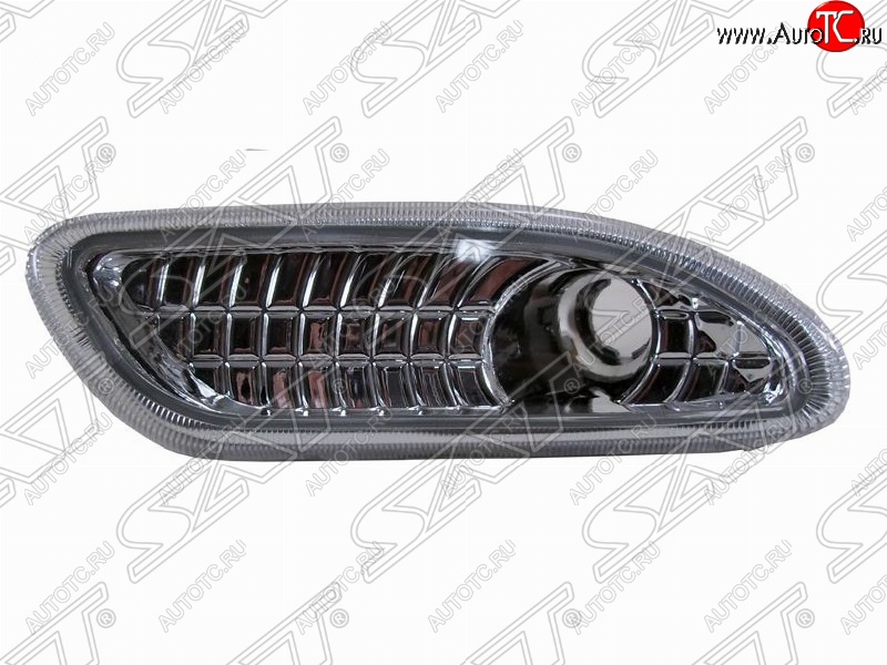 559 р. Правый указатель поворота в бампер SAT (хрусталь) Mercedes-Benz C-Class W203 дорестайлинг седан (2000-2004)  с доставкой в г. Майкоп