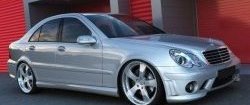 16 299 р. Передний бампер CT Mercedes-Benz C-Class W203 дорестайлинг седан (2000-2004) (Неокрашенный)  с доставкой в г. Майкоп. Увеличить фотографию 2