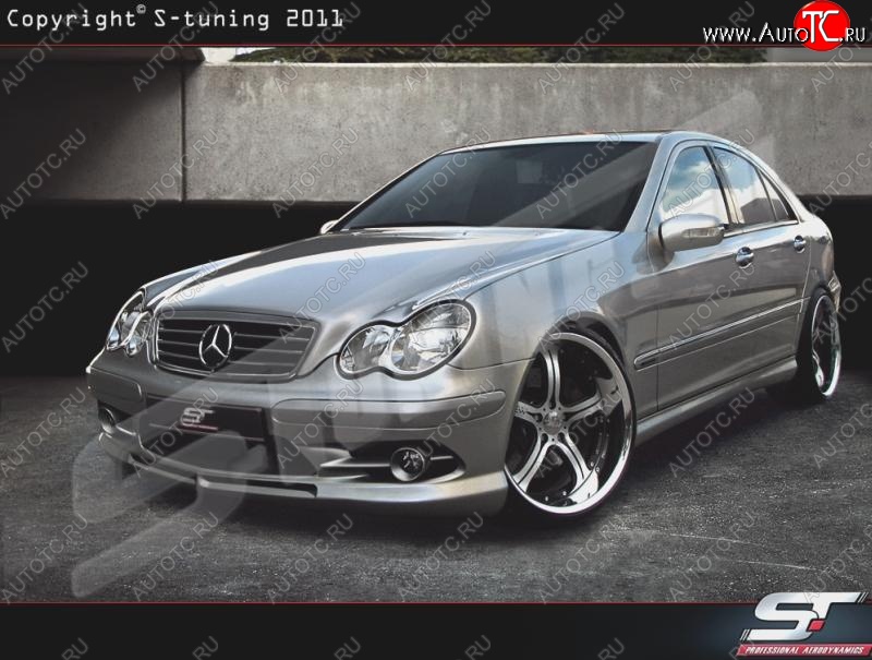 15 299 р. Пороги накладки Wild Mercedes-Benz C-Class W203 дорестайлинг седан (2000-2004)  с доставкой в г. Майкоп