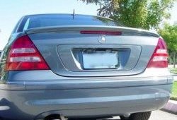 4 499 р. Лип спойлер AMG Style Mercedes-Benz C-Class W203 дорестайлинг седан (2000-2004) (Неокрашенный)  с доставкой в г. Майкоп. Увеличить фотографию 3