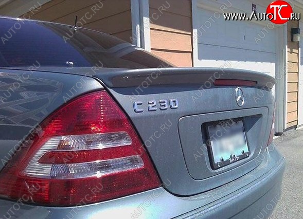 4 499 р. Лип спойлер AMG Style Mercedes-Benz C-Class W203 дорестайлинг седан (2000-2004) (Неокрашенный)  с доставкой в г. Майкоп