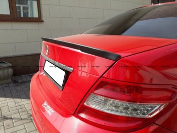 3 399 р. Лип спойлер АВТОКРАТ Mercedes-Benz C-Class W204 дорестайлинг седан (2007-2011) (Неокрашенный)  с доставкой в г. Майкоп. Увеличить фотографию 5
