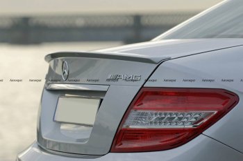 3 399 р. Лип спойлер АВТОКРАТ AMG Mercedes-Benz C-Class W204 дорестайлинг седан (2007-2011) (Неокрашенный)  с доставкой в г. Майкоп. Увеличить фотографию 3