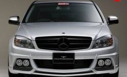 19 949 р. Передний бампер WALD Mercedes-Benz C-Class W204 дорестайлинг седан (2007-2011) (Неокрашенный)  с доставкой в г. Майкоп. Увеличить фотографию 2