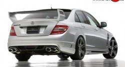 12 599 р. Пороги накладки WALD Mercedes-Benz C-Class W204 дорестайлинг седан (2007-2011) (Неокрашенные)  с доставкой в г. Майкоп. Увеличить фотографию 2