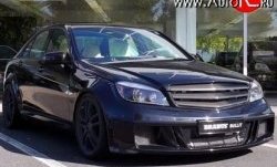 8 149 р. Радиаторная решётка Brabus Bullit Mercedes-Benz C-Class W204 дорестайлинг седан (2007-2011) (Неокрашенная)  с доставкой в г. Майкоп. Увеличить фотографию 3