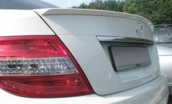 4 499 р. Лип спойлер AMG Style Mercedes-Benz C-Class W204 дорестайлинг седан (2007-2011) (Неокрашенный)  с доставкой в г. Майкоп. Увеличить фотографию 4