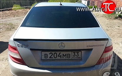 5 949 р. Лип спойлер EDO COMPETITION Mercedes-Benz C-Class W204 дорестайлинг седан (2007-2011) (Неокрашенный)  с доставкой в г. Майкоп