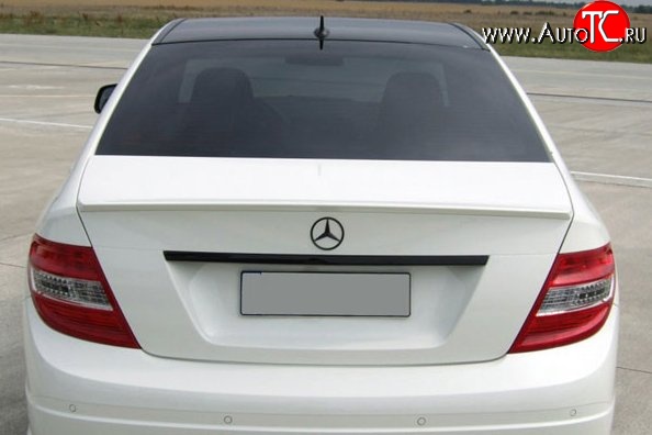 2 269 р. Лип спойлер M-VRS Mercedes-Benz C-Class W204 дорестайлинг седан (2007-2011) (Неокрашенный)  с доставкой в г. Майкоп
