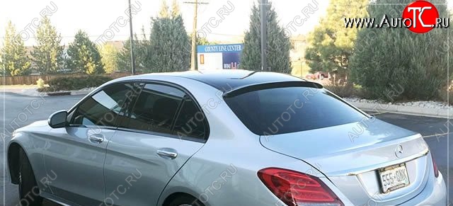 5 249 р. Козырёк на заднее стекло C63 AMG Mercedes-Benz C-Class W205 дорестайлинг седан (2015-2018) (Неокрашенный)  с доставкой в г. Майкоп