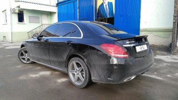 3 399 р. Лип спойлер АВТОКРАТ  Mercedes-Benz C-Class  W205 (2015-2018) дорестайлинг седан (Неокрашенный)  с доставкой в г. Майкоп. Увеличить фотографию 5