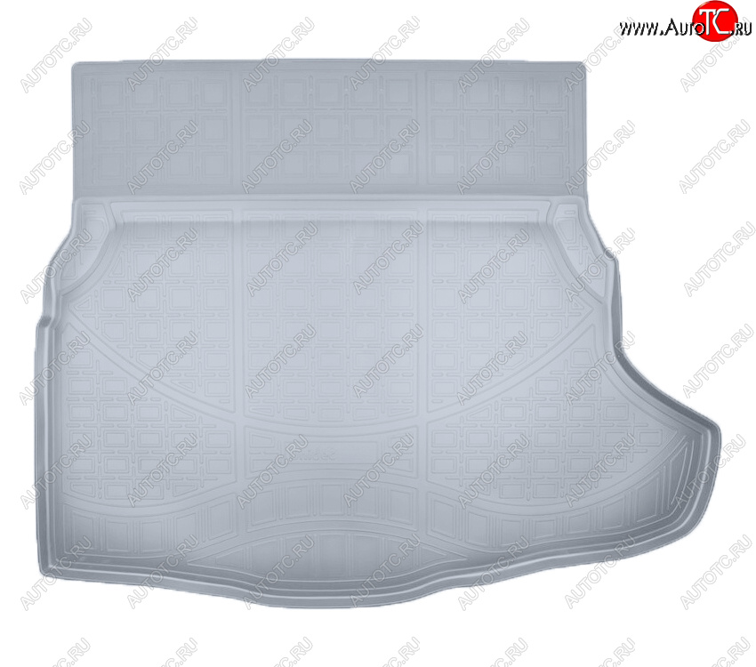 2 399 р. Коврик багажника Norplast Unidec  Mercedes-Benz C-Class  W205 (2015-2025) дорестайлинг седан, рестайлинг седан (Цвет: серый)  с доставкой в г. Майкоп