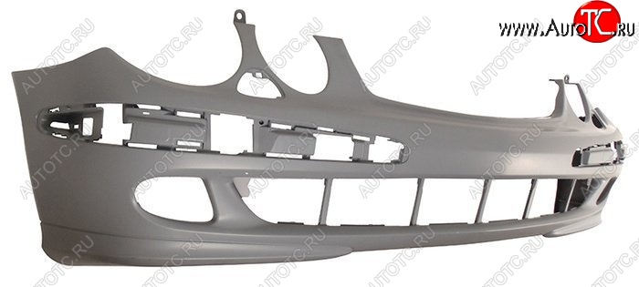 8 349 р. Передний бампер SAT (AVANGARDE, под омыватели, пр-во Тайвань) Mercedes-Benz E-Class W211 дорестайлинг седан (2002-2006) (Неокрашенный)  с доставкой в г. Майкоп