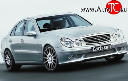 9 799 р. Пороги накладки Carlsson Mercedes-Benz E-Class W211 дорестайлинг седан (2002-2006) (Неокрашенные)  с доставкой в г. Майкоп