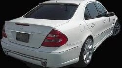 5 309 р. Лип спойлер Lorinzer Mercedes-Benz E-Class W211 дорестайлинг седан (2002-2006) (Неокрашенный)  с доставкой в г. Майкоп. Увеличить фотографию 2