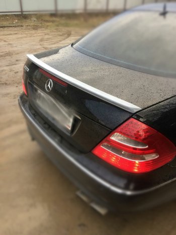 3 399 р. Лип спойлер АВТОКРАТ Mercedes-Benz E-Class W211 дорестайлинг седан (2002-2006) (Неокрашенный)  с доставкой в г. Майкоп. Увеличить фотографию 2