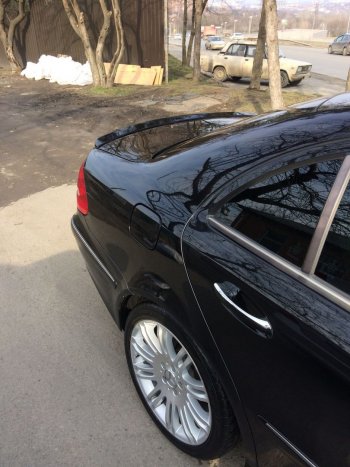 3 399 р. Лип спойлер АВТОКРАТ Mercedes-Benz E-Class W211 дорестайлинг седан (2002-2006) (Неокрашенный)  с доставкой в г. Майкоп. Увеличить фотографию 3