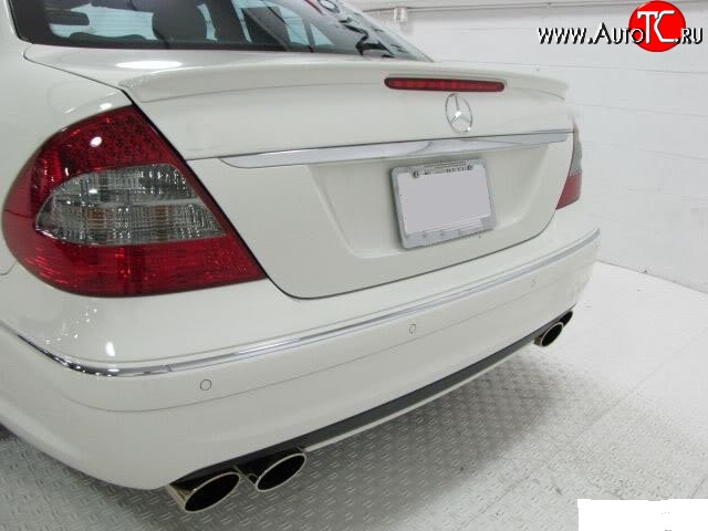 5 499 р. Лип спойлер Sport Mercedes-Benz E-Class W211 дорестайлинг седан (2002-2006)  с доставкой в г. Майкоп