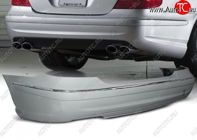 42 399 р. Задний бампер AMG Style Mercedes-Benz E-Class W211 дорестайлинг седан (2002-2006) (Неокрашенный)  с доставкой в г. Майкоп