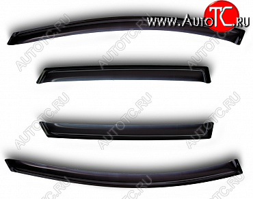 2 294 р. Дефлектора окон SIM Mercedes-Benz E-Class W211 дорестайлинг седан (2002-2006)  с доставкой в г. Майкоп