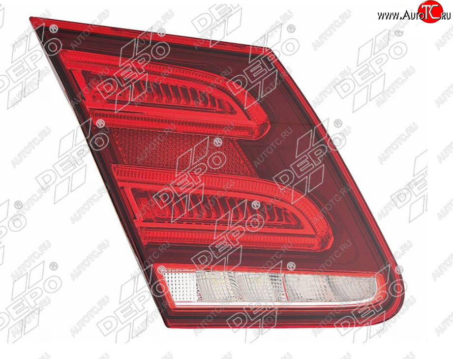 13 599 р. Левый фонарь в крышку багажника (LED) DEPO Mercedes-Benz E-Class W212 рестайлинг седан (2013-2017)  с доставкой в г. Майкоп