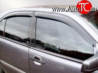 4 499 р. Дефлекторы окон (ветровики) Novline 4 шт Mercedes-Benz E-Class W212 дорестайлинг седан (2009-2012)  с доставкой в г. Майкоп