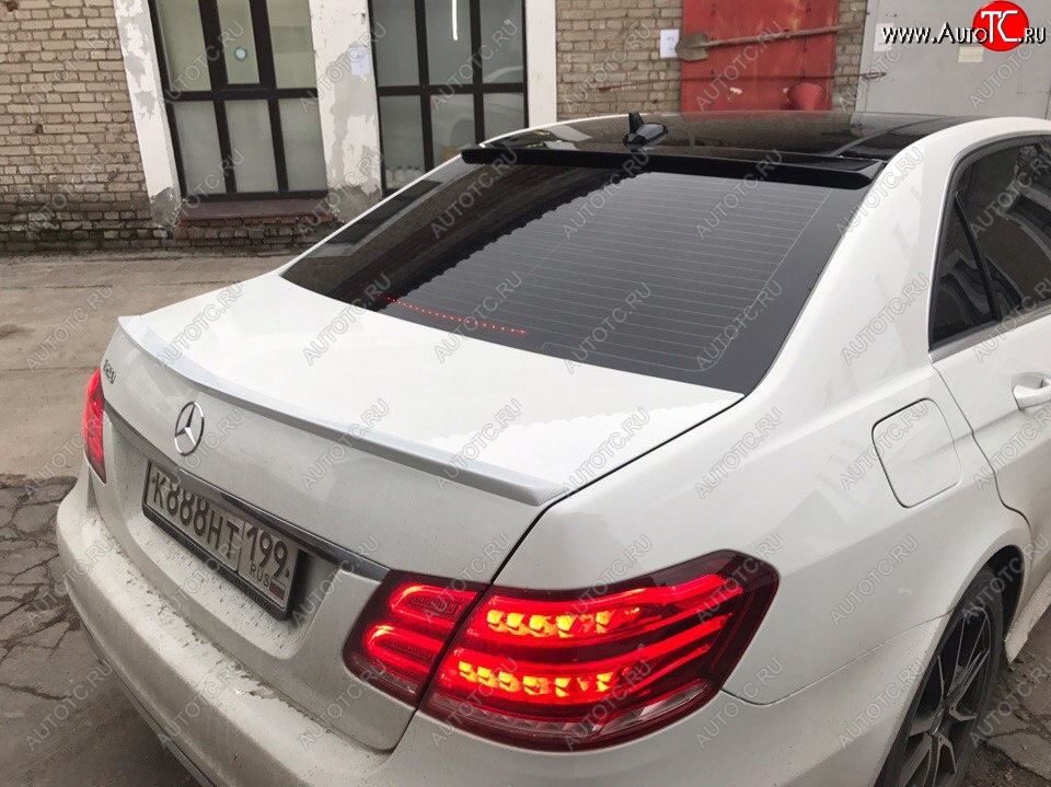 3 399 р. Козырек на заднее стекло АВТОКРАТ  Mercedes-Benz E-Class  W212 (2009-2017) дорестайлинг седан, рестайлинг седан (Неокрашенный)  с доставкой в г. Майкоп