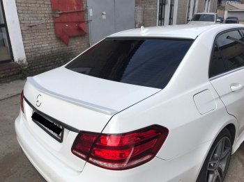 3 399 р. Лип спойлер АВТОКРАТ Лезвие Mercedes-Benz E-Class W212 дорестайлинг седан (2009-2012) (Неокрашенный)  с доставкой в г. Майкоп. Увеличить фотографию 2