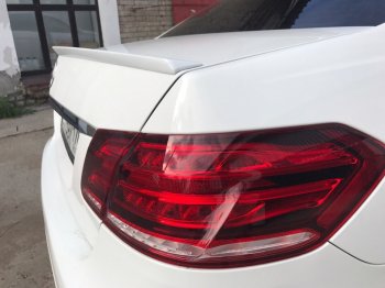 3 399 р. Лип спойлер АВТОКРАТ Лезвие Mercedes-Benz E-Class W212 дорестайлинг седан (2009-2012) (Неокрашенный)  с доставкой в г. Майкоп. Увеличить фотографию 3