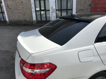 3 399 р. Лип спойлер АВТОКРАТ AMG Mercedes-Benz E-Class W212 дорестайлинг седан (2009-2012) (Неокрашенный)  с доставкой в г. Майкоп. Увеличить фотографию 2