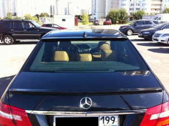 3 399 р. Лип спойлер АВТОКРАТ AMG Mercedes-Benz E-Class W212 дорестайлинг седан (2009-2012) (Неокрашенный)  с доставкой в г. Майкоп. Увеличить фотографию 3