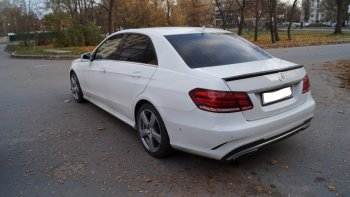 3 399 р. Лип спойлер АВТОКРАТ AMG Mercedes-Benz E-Class W212 дорестайлинг седан (2009-2012) (Неокрашенный)  с доставкой в г. Майкоп. Увеличить фотографию 5