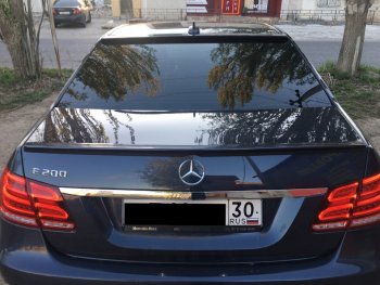 3 399 р. Лип спойлер АВТОКРАТ AMG Mercedes-Benz E-Class W212 дорестайлинг седан (2009-2012) (Неокрашенный)  с доставкой в г. Майкоп. Увеличить фотографию 7