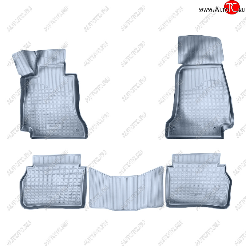 4 379 р. Коврики салона Norplast Unidec  Mercedes-Benz E-Class ( W213,  S213) (2016-2025) седан дорестайлинг, седан рестайлинг, универсал рестайлинг (Цвет: серый)  с доставкой в г. Майкоп