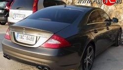 7 199 р. Лип спойлер AMG Mercedes-Benz CLS class W219 (2004-2010) (Неокрашенный)  с доставкой в г. Майкоп. Увеличить фотографию 2