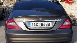 7 199 р. Лип спойлер AMG Mercedes-Benz CLS class W219 (2004-2010) (Неокрашенный)  с доставкой в г. Майкоп. Увеличить фотографию 3