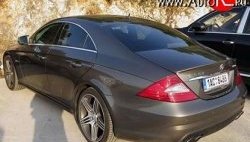 7 199 р. Лип спойлер AMG Mercedes-Benz CLS class W219 (2004-2010) (Неокрашенный)  с доставкой в г. Майкоп. Увеличить фотографию 4