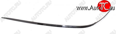 1 399 р. Левый молдинг на передний бампер SAT (хром) Mercedes-Benz S class W220 (1998-2005) (Неокрашенный)  с доставкой в г. Майкоп