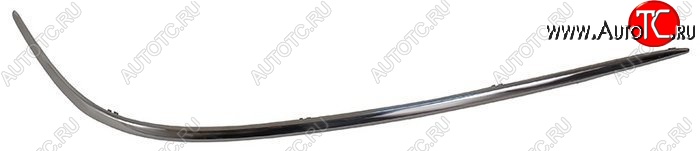 1 399 р. Правый молдинг на передний бампер SAT (хром, рестайлинг) Mercedes-Benz S class W220 (1998-2005) (Неокрашенный)  с доставкой в г. Майкоп