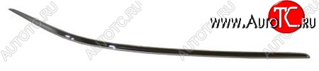 1 399 р. Правый молдинг на передний бампер SAT (хром) Mercedes-Benz S class W220 (1998-2005) (Неокрашенный)  с доставкой в г. Майкоп