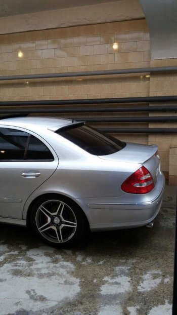 3 149 р. Лип спойлер АВТОКРАТ Mercedes-Benz S class W221 (2006-2013) (Неокрашенный)  с доставкой в г. Майкоп. Увеличить фотографию 3